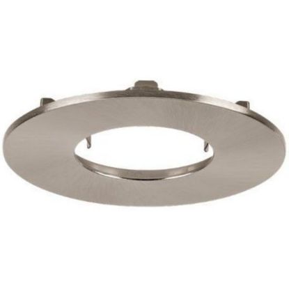 Show details for EFD™ PRO 90MM FIXED ALUMINIUM DOWNLIGHT BEZEL - SATIN NICKEL Picture of EFD™ PRO 90MM FIXED ALUMINIUM DOWNLIGHT BEZEL - SATIN NICKEL
