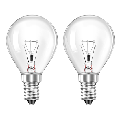 Show details for 40W Oven Lamp 300°C G45 E14 - Pack of 2 Picture of 40W Oven Lamp 300°C G45 E14 - Pack of 2