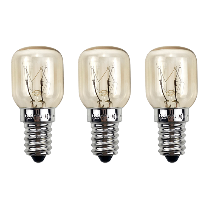 Show details for 25W Oven Lamp 300°C E14 - Pack of 3 Picture of 25W Oven Lamp 300°C E14 - Pack of 3